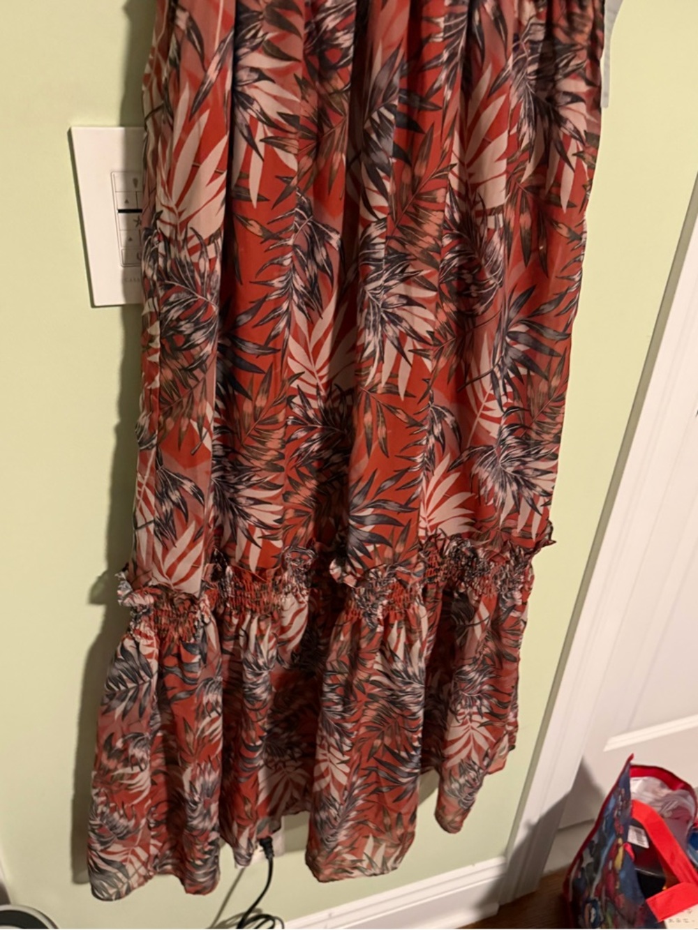 NSR Floral Ruffle Maxi Dress - Picture 2 of 9